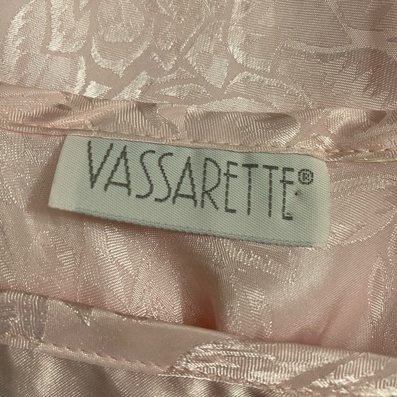 Vassarette Spaghetti Straps Deep V-neck Loose Sleep Dress light pink - Picture 5 of 9